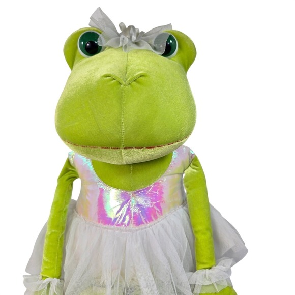 Vtg 90s/Y2K Russ Berrie 32" JUMBO Bettina Ballerina Frog Green Plush Tutu Rare - Picture 4 of 10